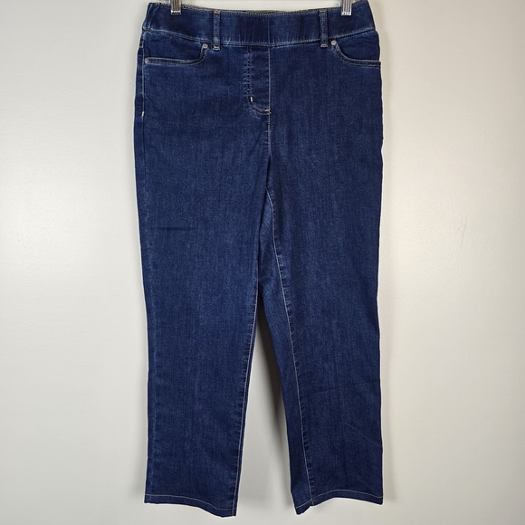 ALFRED DUNNER‎ IN FULL BLOOM PULL-ON CAPRI PANT STRETCH.E154 - Picture 1 of 8